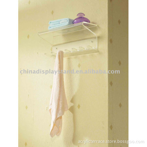 Acrylic bathroom shelf